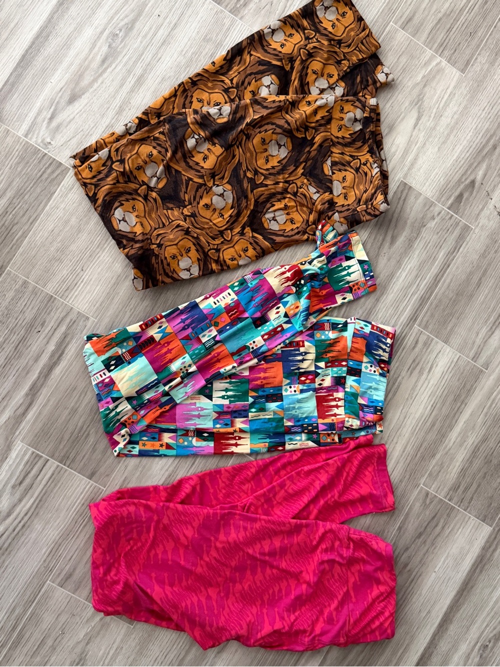 LulaRoe OS Leggings 3 Pairs